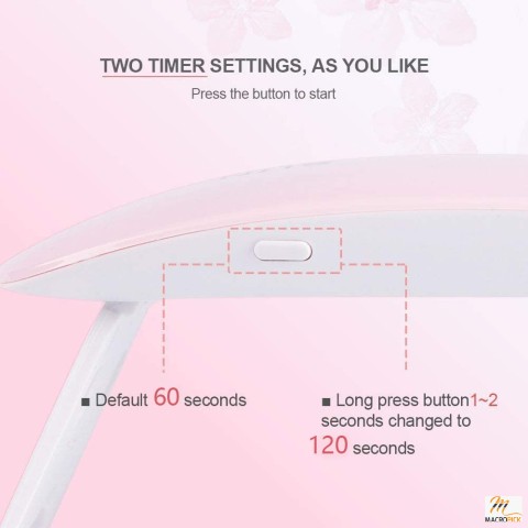 Portable,Lightweight and Mouse Shaped Mini UV LED Nail Lamp with USB Cable for Professional Nail Art